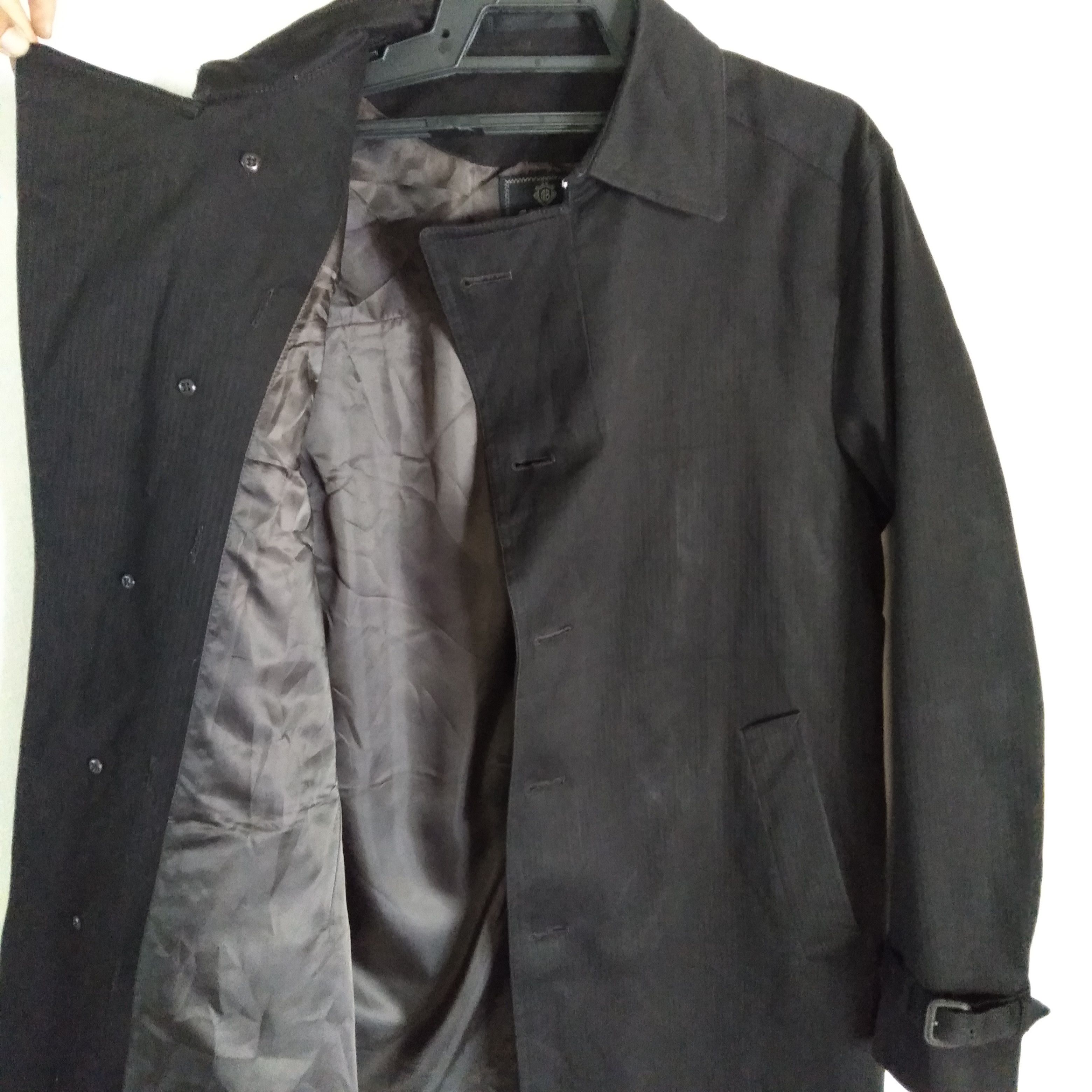 FINAL PRICE 💥 Men's Bigi Pinstripes Trench Coat/Parka