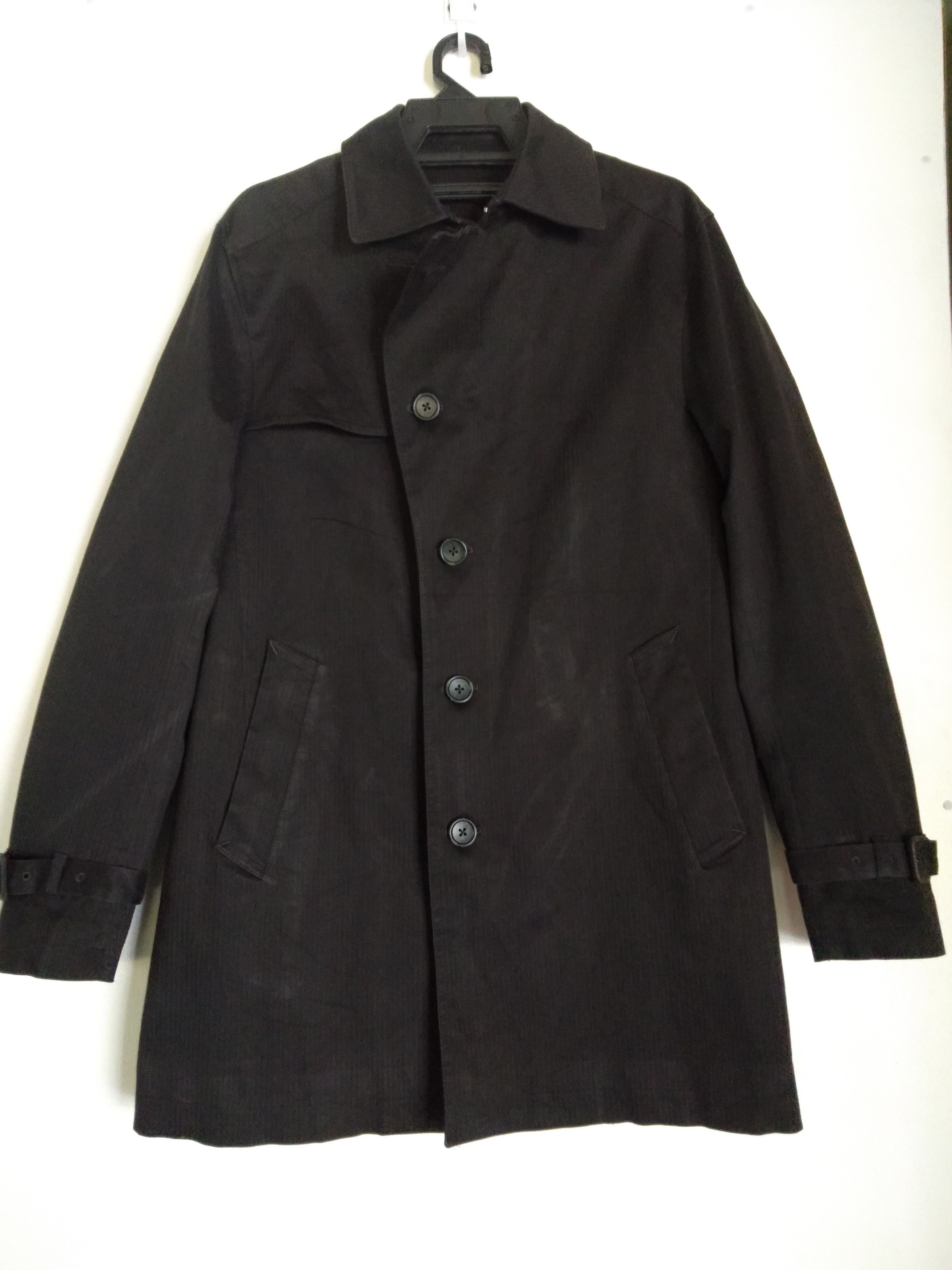 FINAL PRICE 💥 Men's Bigi Pinstripes Trench Coat/Parka