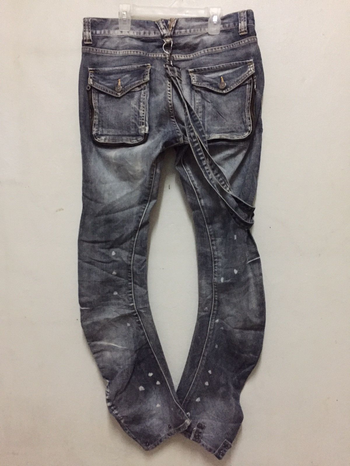 PPFM RARE!!! PPFM Reconstruct Jeans With Suspender Size US 32 / EU 48 - 15 Thumbnail