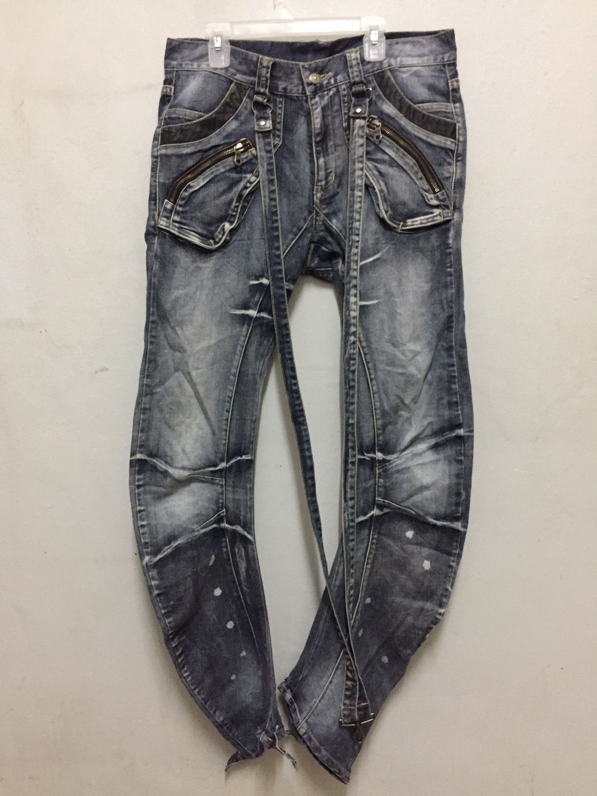 PPFM RARE!!! PPFM Reconstruct Jeans With Suspender Size US 32 / EU 48 - 14 Thumbnail