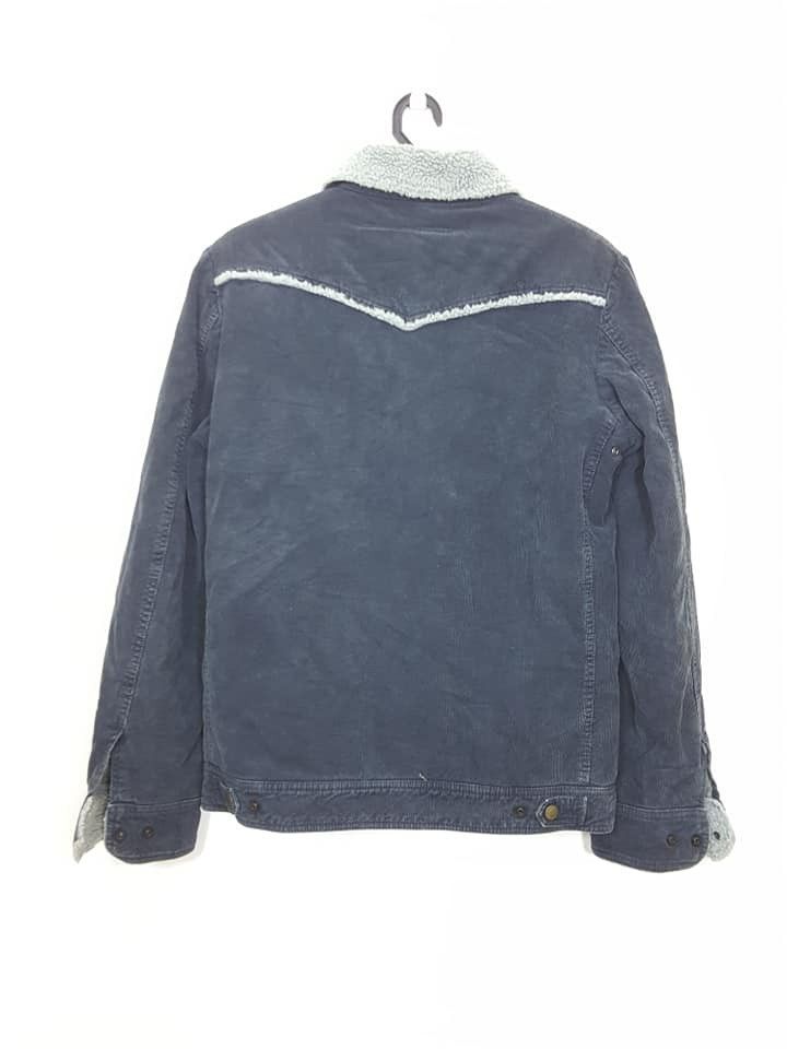 Davit Meursault Japan Davit Meursault Rare Sherling Corduroy Snap Closure Jacket Size US M / EU 48-50 / 2 - 2 Thumbnail