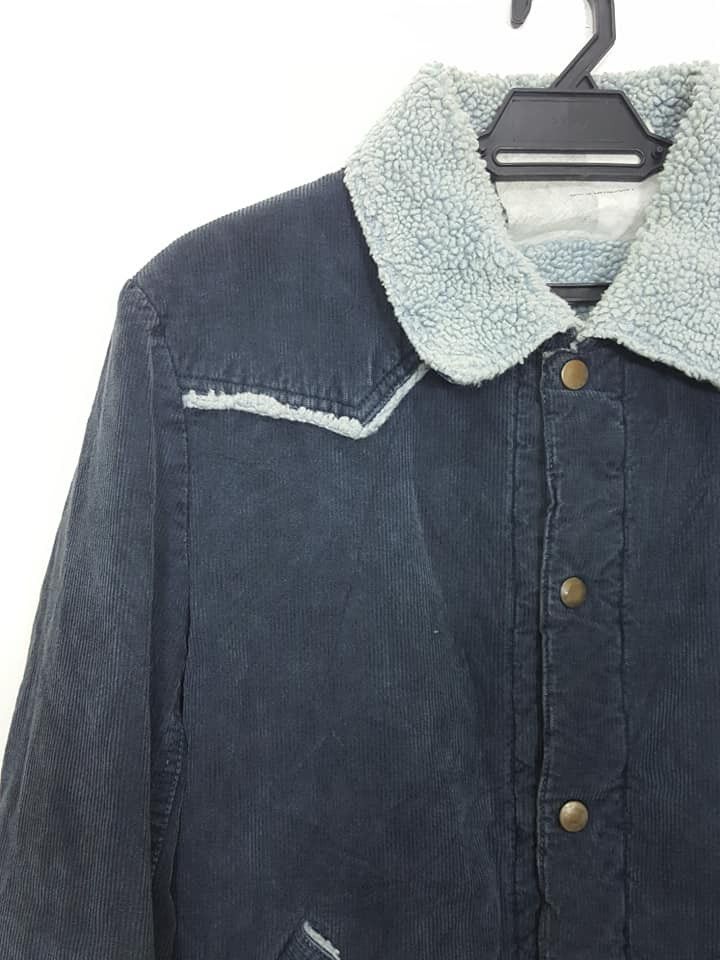 Davit Meursault Japan Davit Meursault Rare Sherling Corduroy Snap Closure Jacket Size US M / EU 48-50 / 2 - 8 Thumbnail