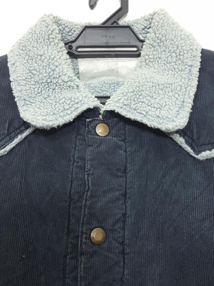 Davit Meursault Japan Davit Meursault Rare Sherling Corduroy Snap Closure Jacket Size US M / EU 48-50 / 2 - 7 Thumbnail