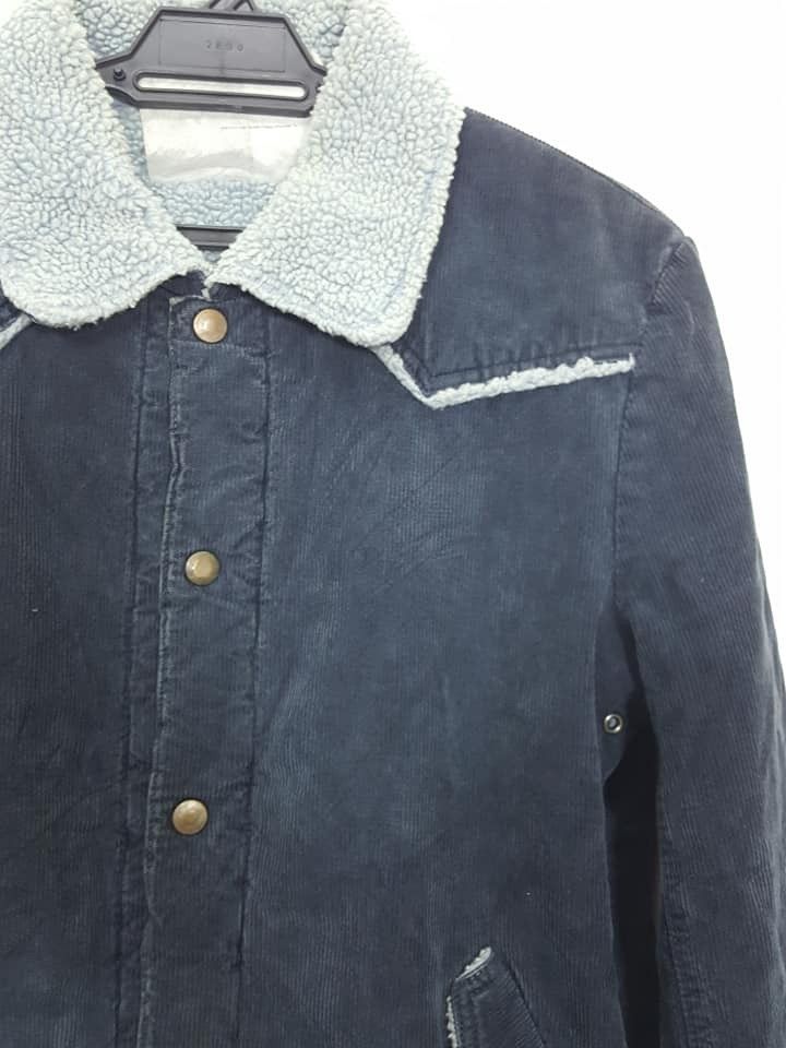 Davit Meursault Japan Davit Meursault Rare Sherling Corduroy Snap Closure Jacket Size US M / EU 48-50 / 2 - 9 Thumbnail