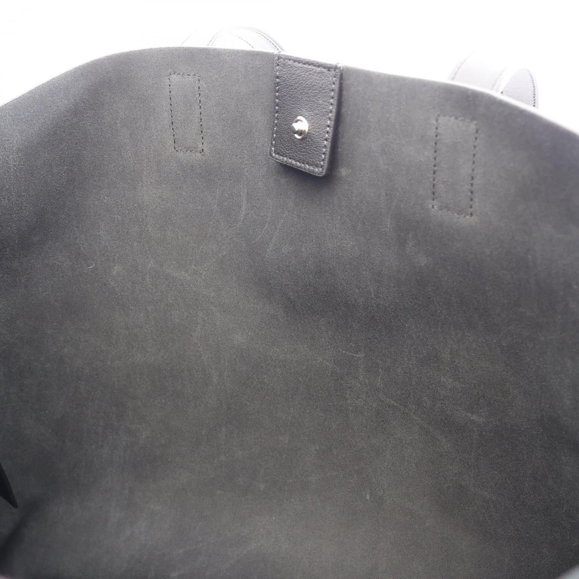 Yves Saint Laurent Yves Saint Laurent Saint Laurent Paris Bold Tote Bag Handbag Leather Women's Black 676657 Size ONE SIZE - 6 Thumbnail