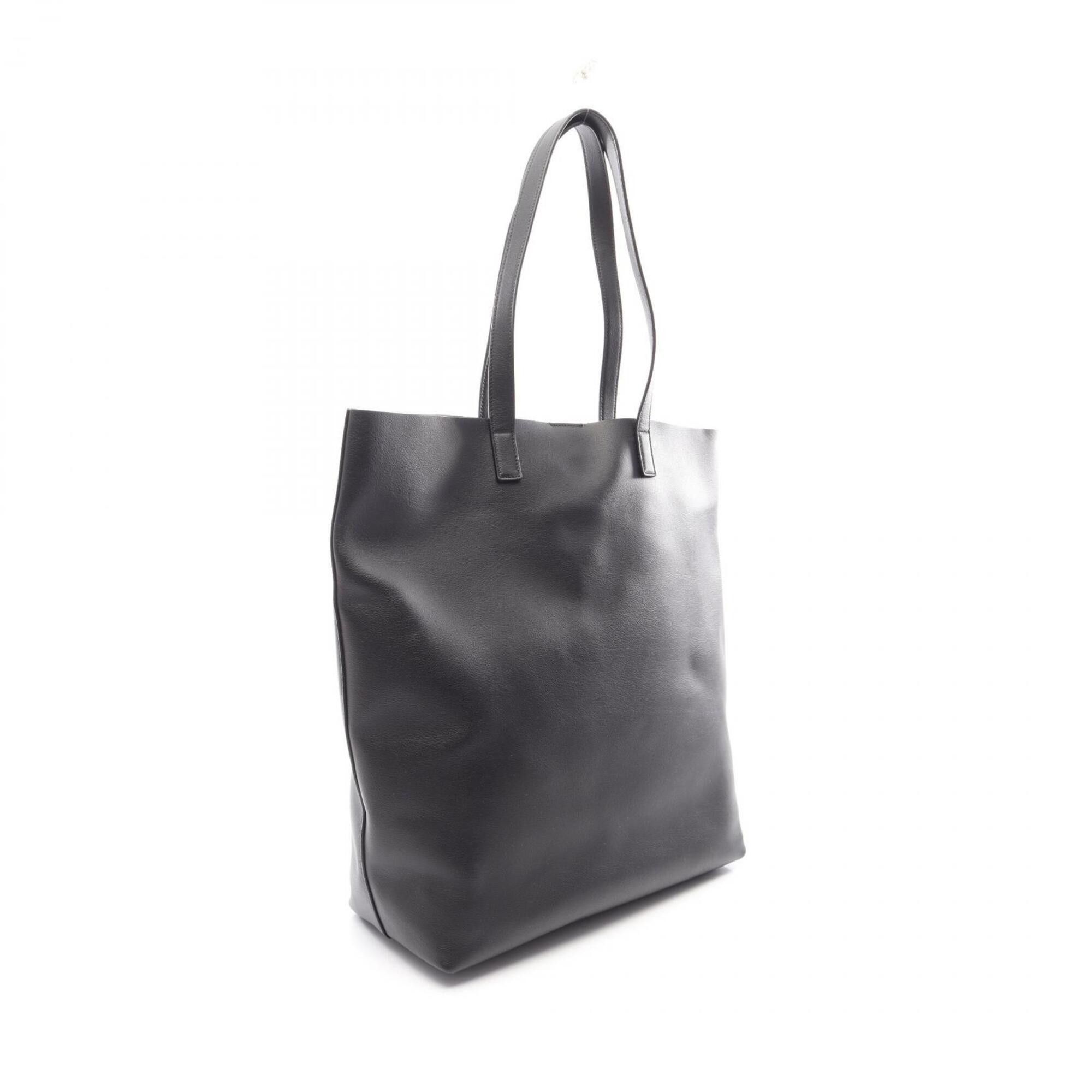 Yves Saint Laurent Yves Saint Laurent Saint Laurent Paris Bold Tote Bag Handbag Leather Women's Black 676657 Size ONE SIZE - 2 Thumbnail