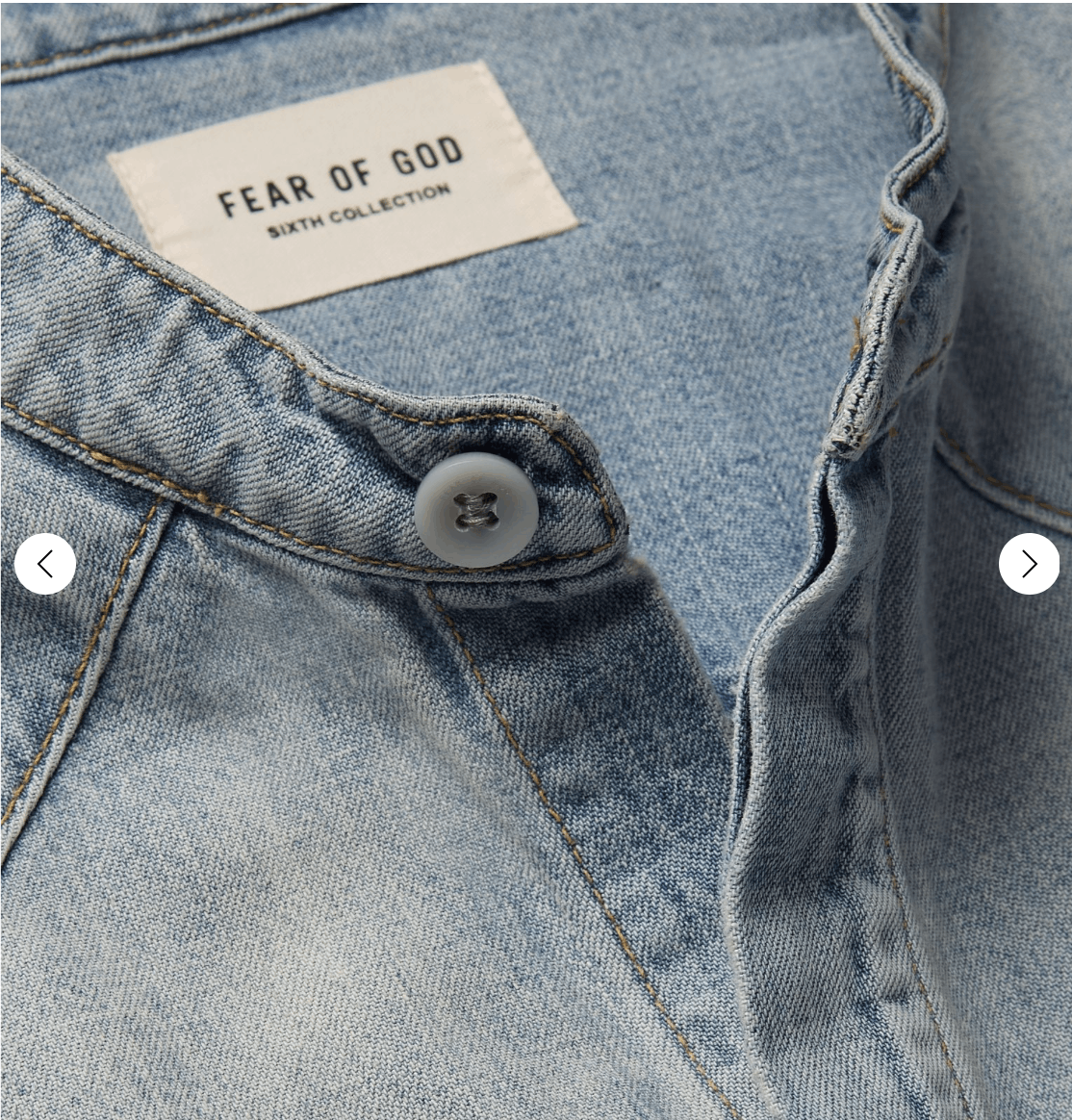 Fear of God Fear of God Vintage Denim Jacket in Vintage Indigo Size US M / EU 48-50 / 2 - 10 Thumbnail