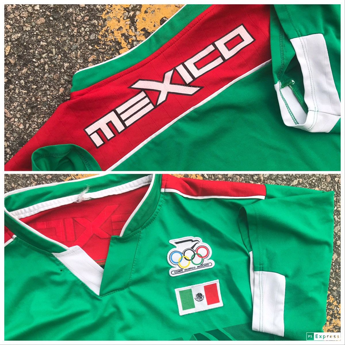 Vintage Mexico Olympic Committee Soccer Jersey vintage Grailed