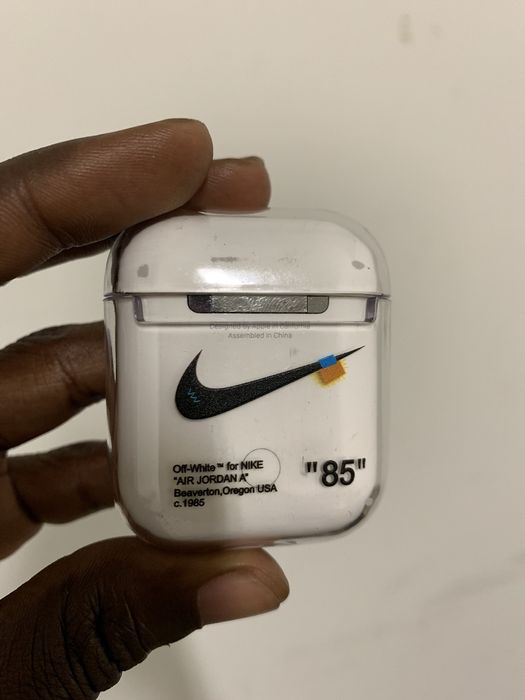 Nike Custom Off White AirPod Case | Grailed