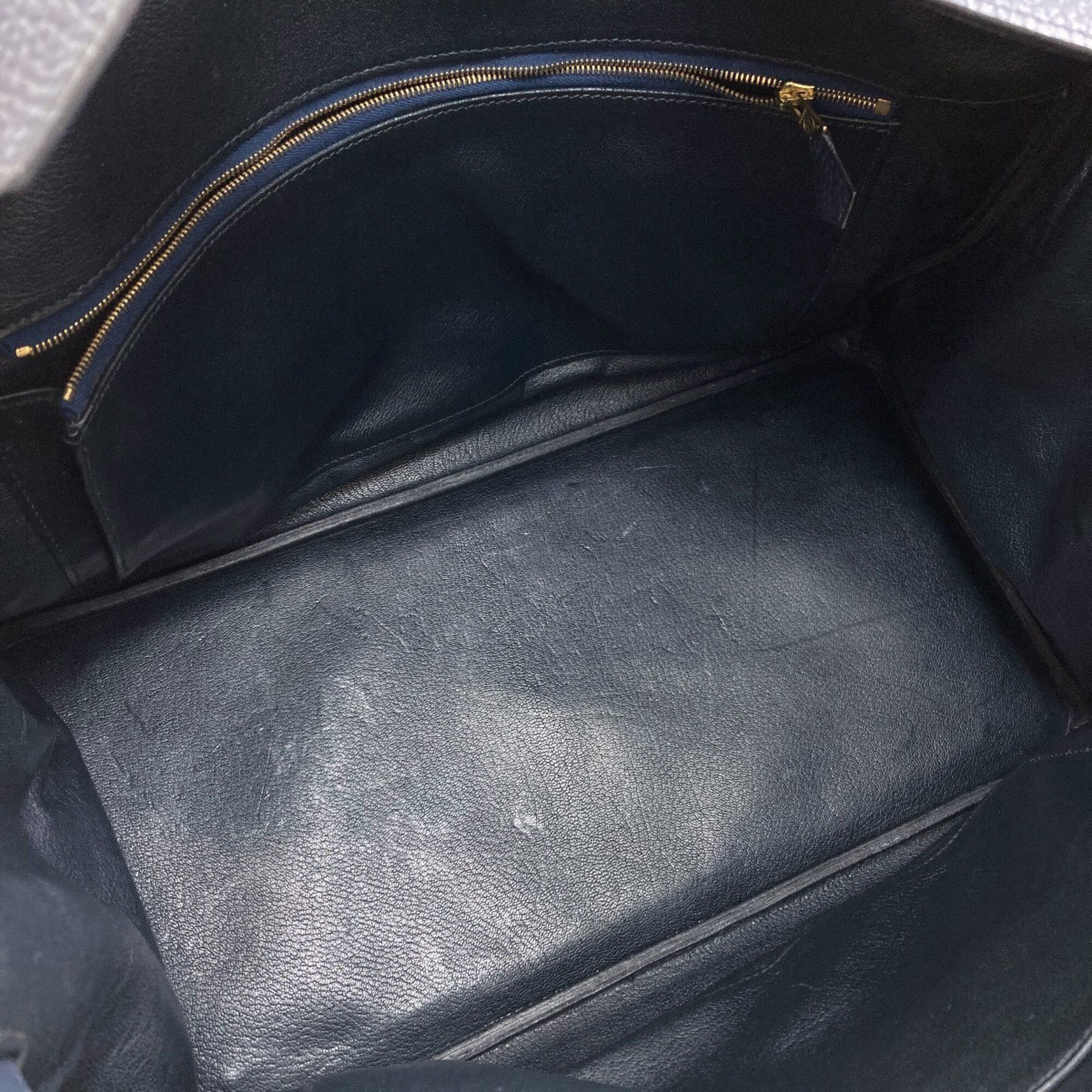 Hermes Hermes Birkin 40 Blue Indigo Gold Hardware Handbag Ardennes Women's HERMES Size ONE SIZE - 5 Thumbnail