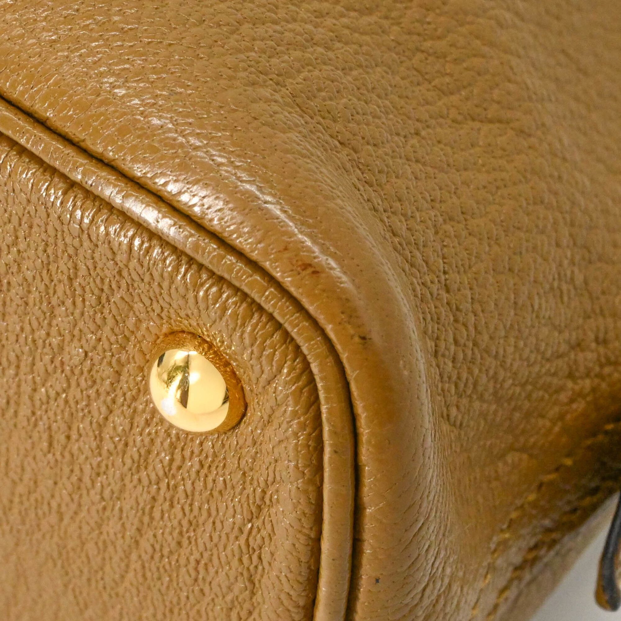 Hermes HERMES Bolide 1923 Mini Handbag Shoulder Bag Chevre Leather Sesame Brown Size ONE SIZE - 9 Thumbnail