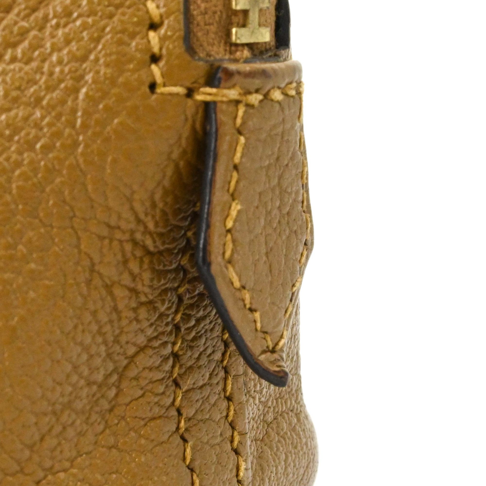Hermes HERMES Bolide 1923 Mini Handbag Shoulder Bag Chevre Leather Sesame Brown Size ONE SIZE - 10 Thumbnail