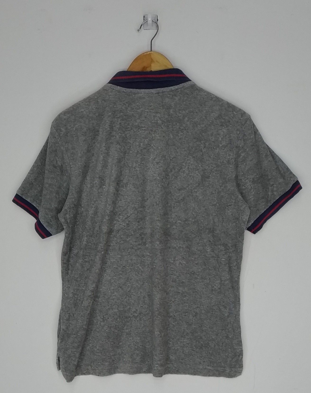 Nike Collar Fleece Shirt Embroidery Small Logo Short Sleeve T Shirts