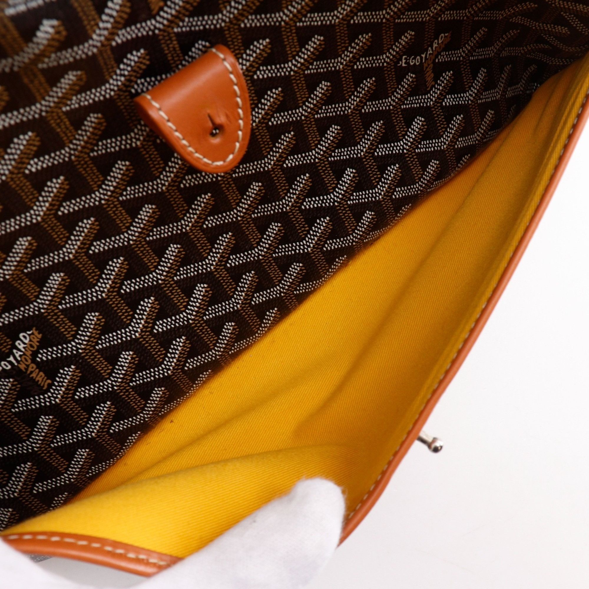 Goyard Goyard Saint Jean MM Handbag, Mini Boston Bag, Leather x PVC, Black, Double Zipper, Unisex Size ONE SIZE - 9 Thumbnail