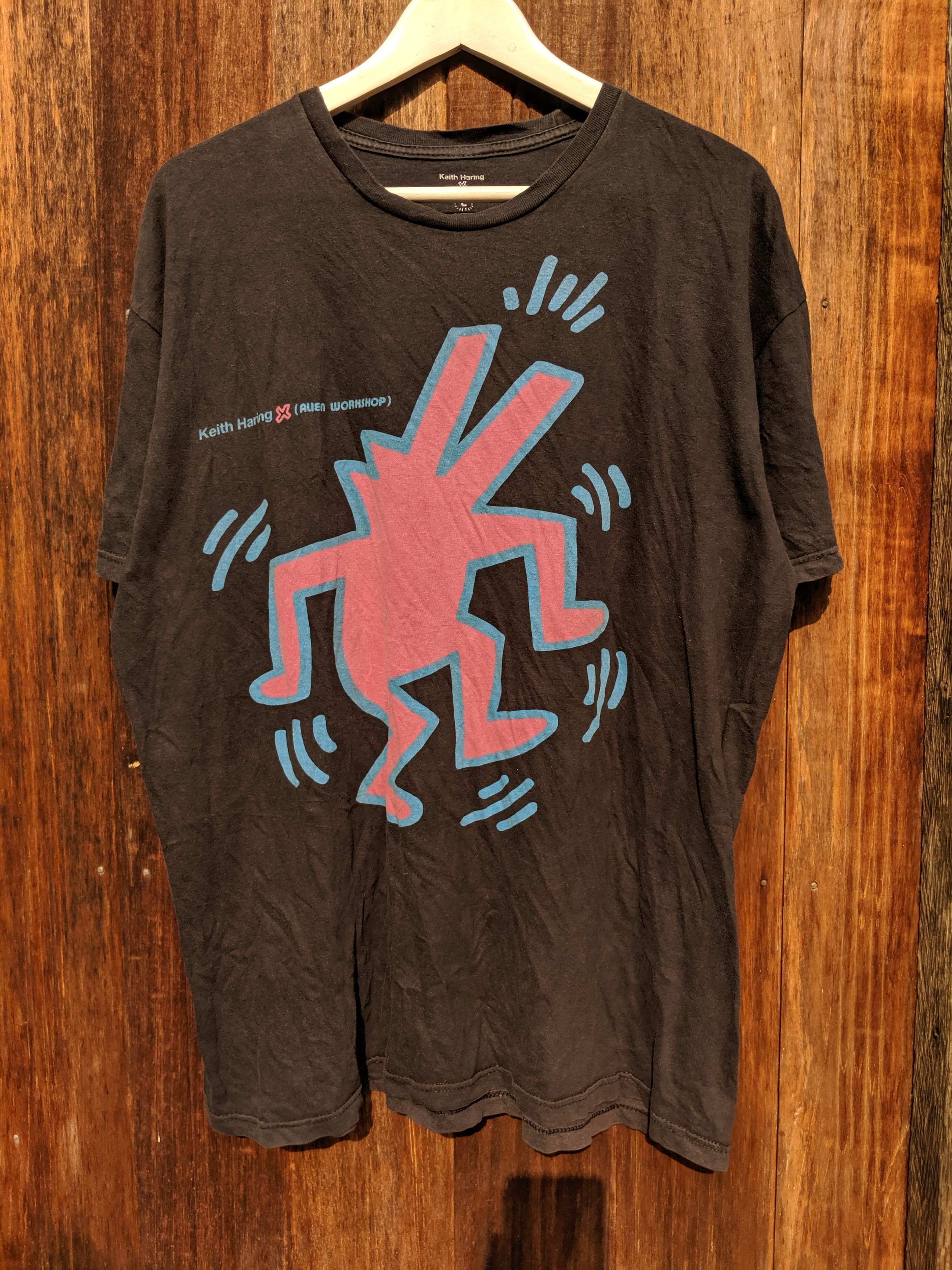 Rare vintage Keith Haring X Alien Workshop big print bothside