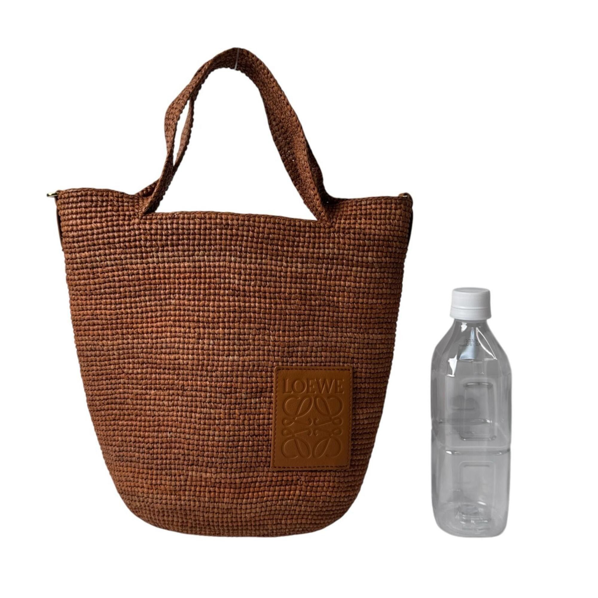 Loewe LOEWE Mini Slit Bag, Raffia x Leather, 2-way Tote Shoulder Crossbody Bag for Women Size ONE SIZE - 13 Thumbnail