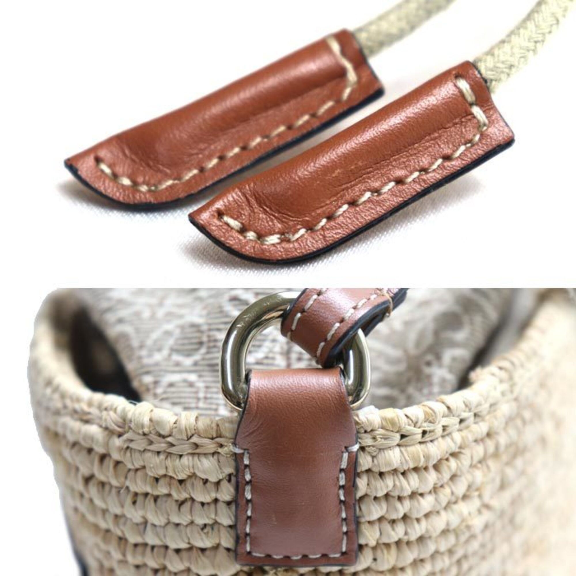 Loewe LOEWE Anagram Pochette Basket Shoulder Bag, Natural Tan, A689C70X08, Women's Size ONE SIZE - 6 Thumbnail