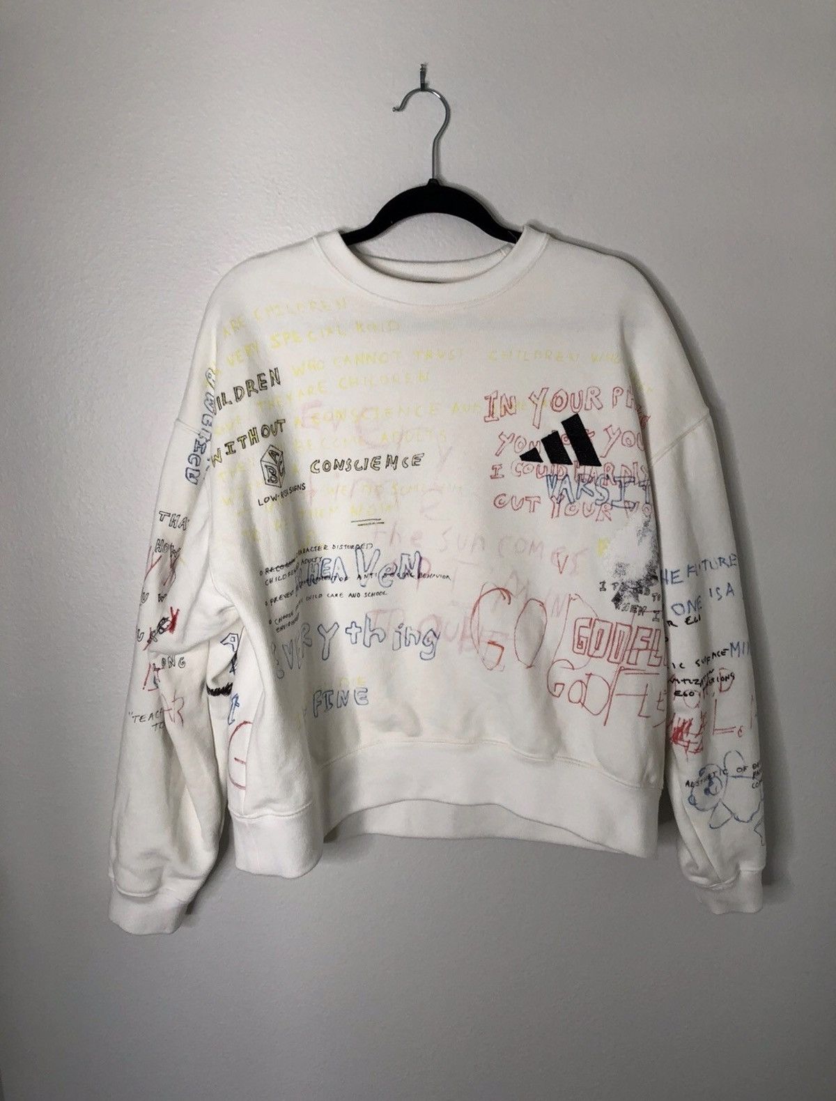 Yeezy season 2025 5 handwriting sweater