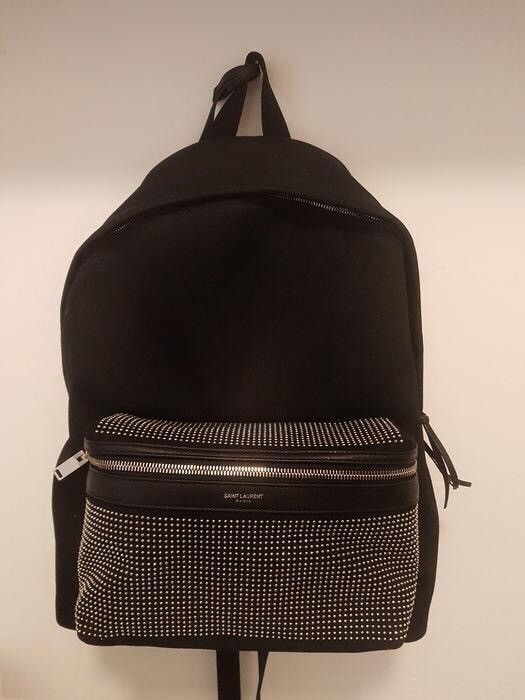 Yves Saint Laurent YSL Canvas Studded Backpack | Grailed