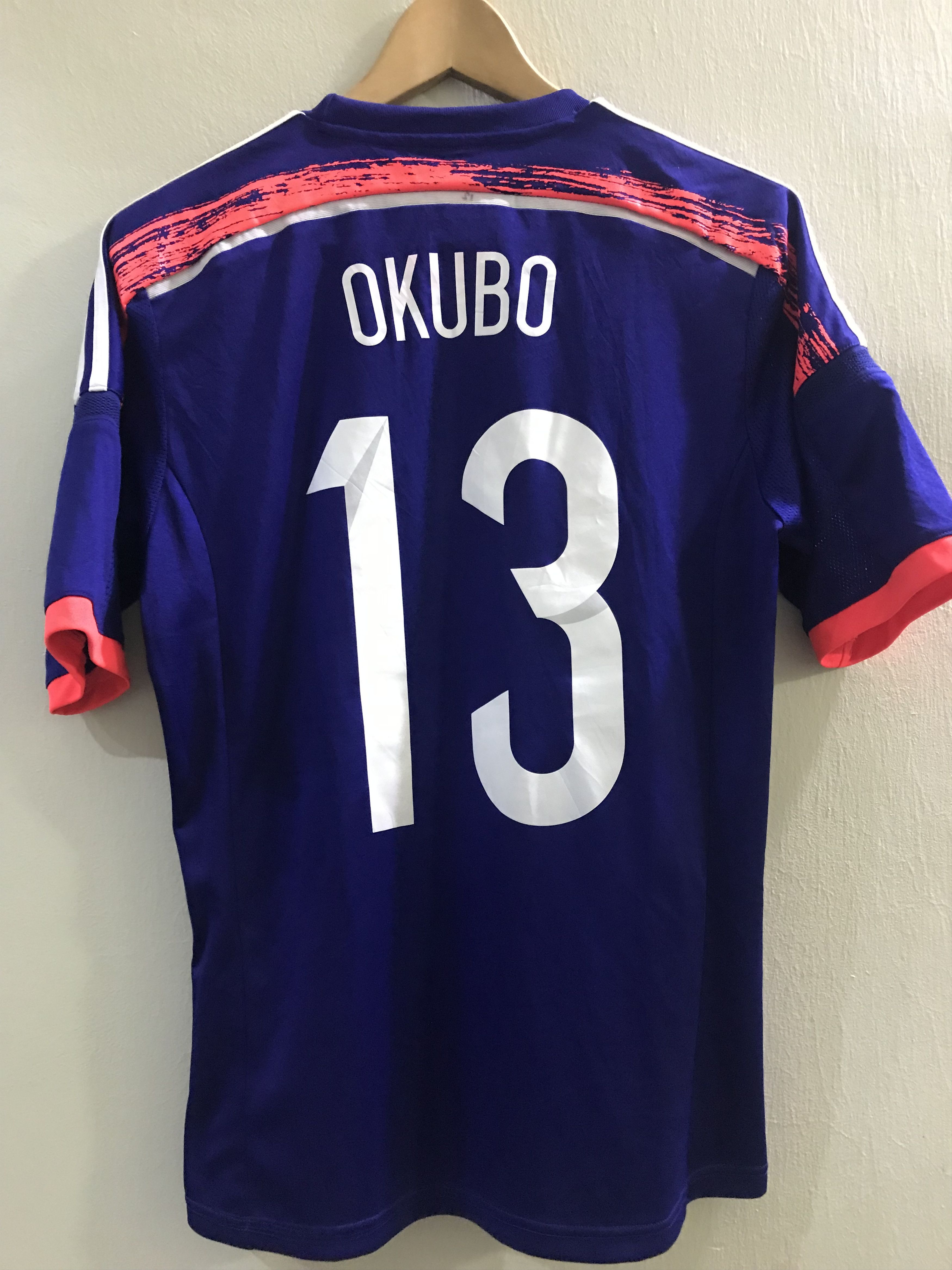 Adidas ADIDAS JFA SOCCER JERSEY #13 OKUBO WORLD CUP 2014 Size US M / EU 48-50 / 2 - 2 Thumbnail