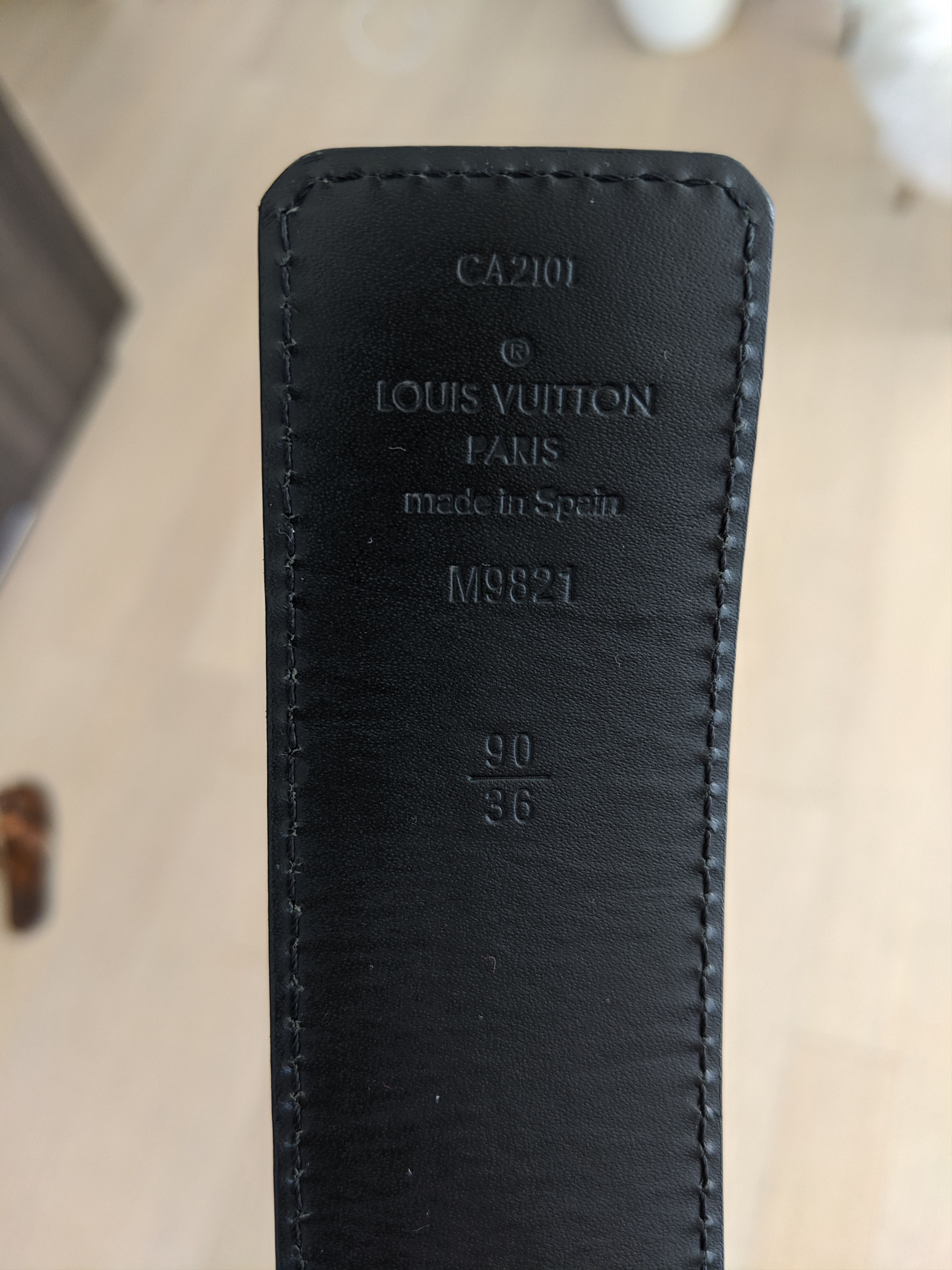 Louis Vuitton Louis Vuitton reversible Monogram Belt Size 36 - 3 Thumbnail
