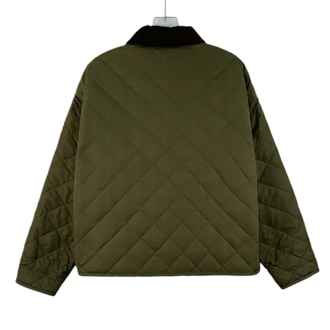 Celine Xs Size Olive Green Polyester Women's Padded Coat Down Jackets, Women's — image 3 of 6