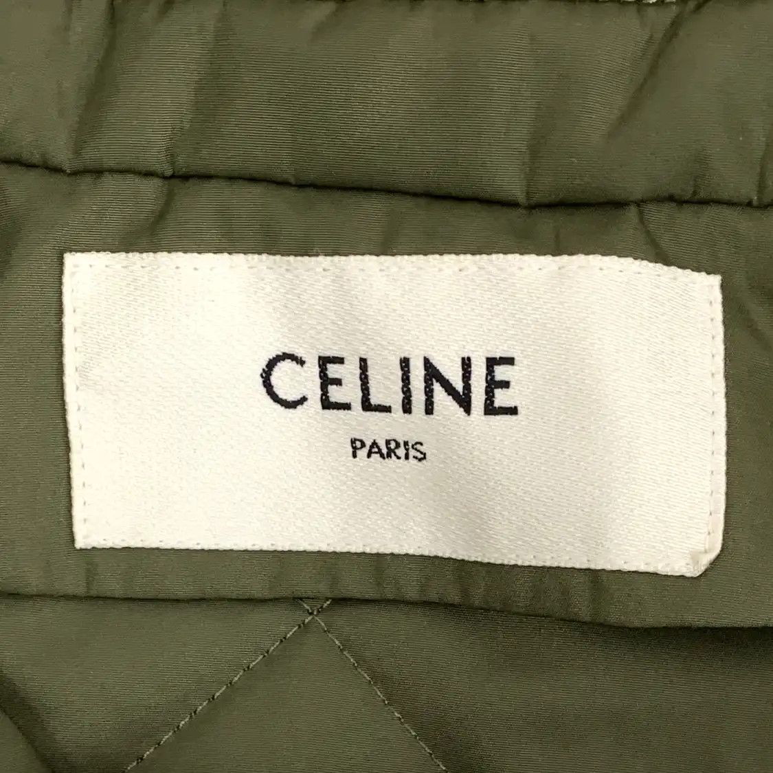Celine Xs Size Olive Green Polyester Women's Padded Coat Down Jackets, Women's — image 6 of 6
