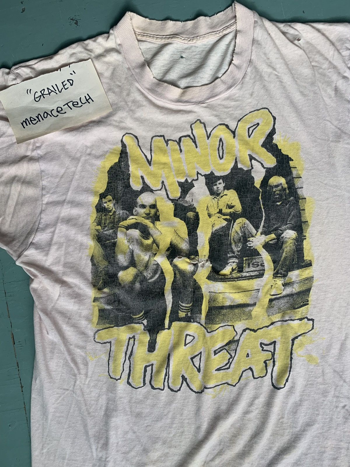 Band Tees Vintage minor threat band tee shirt | Grailed