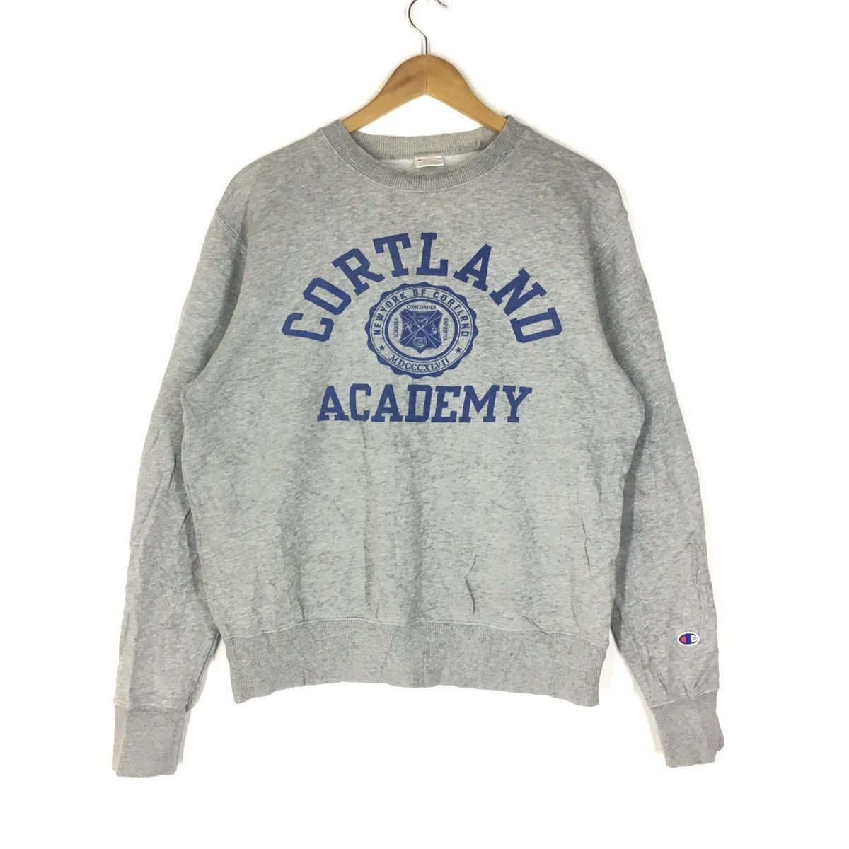Vintage Champion Cortland Academy Sweatshirt Streetwear