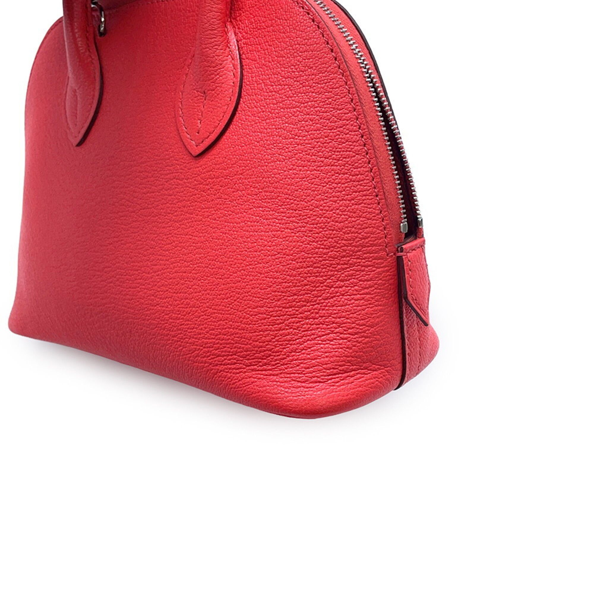 Hermes Hermes Bolide 1923 Mini Rose Extreme Chevre Mysore B stamp HERMES 2-way shoulder bag handbag Size ONE SIZE - 7 Thumbnail