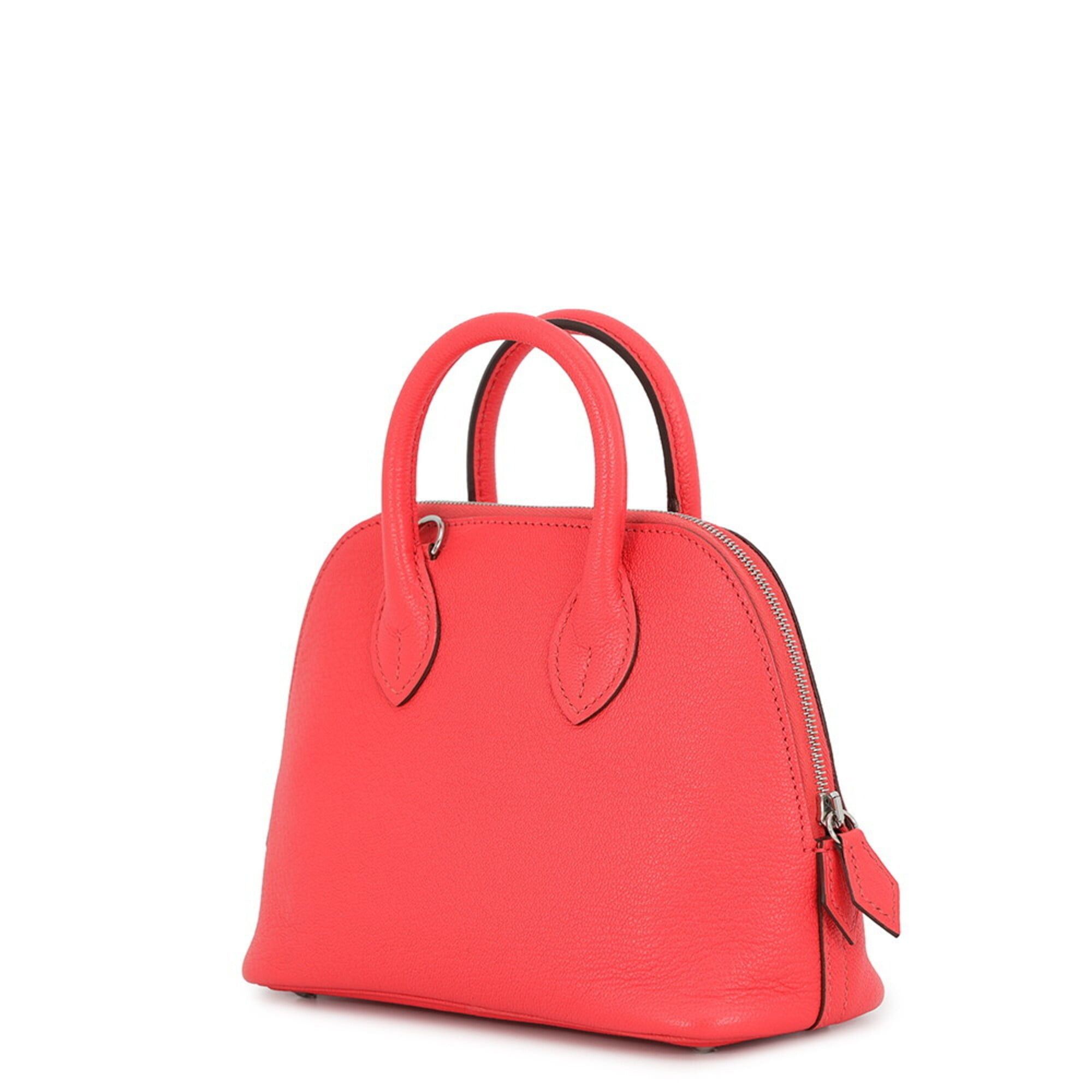 Hermes Hermes Bolide 1923 Mini Rose Extreme Chevre Mysore B stamp HERMES 2-way shoulder bag handbag Size ONE SIZE - 2 Thumbnail