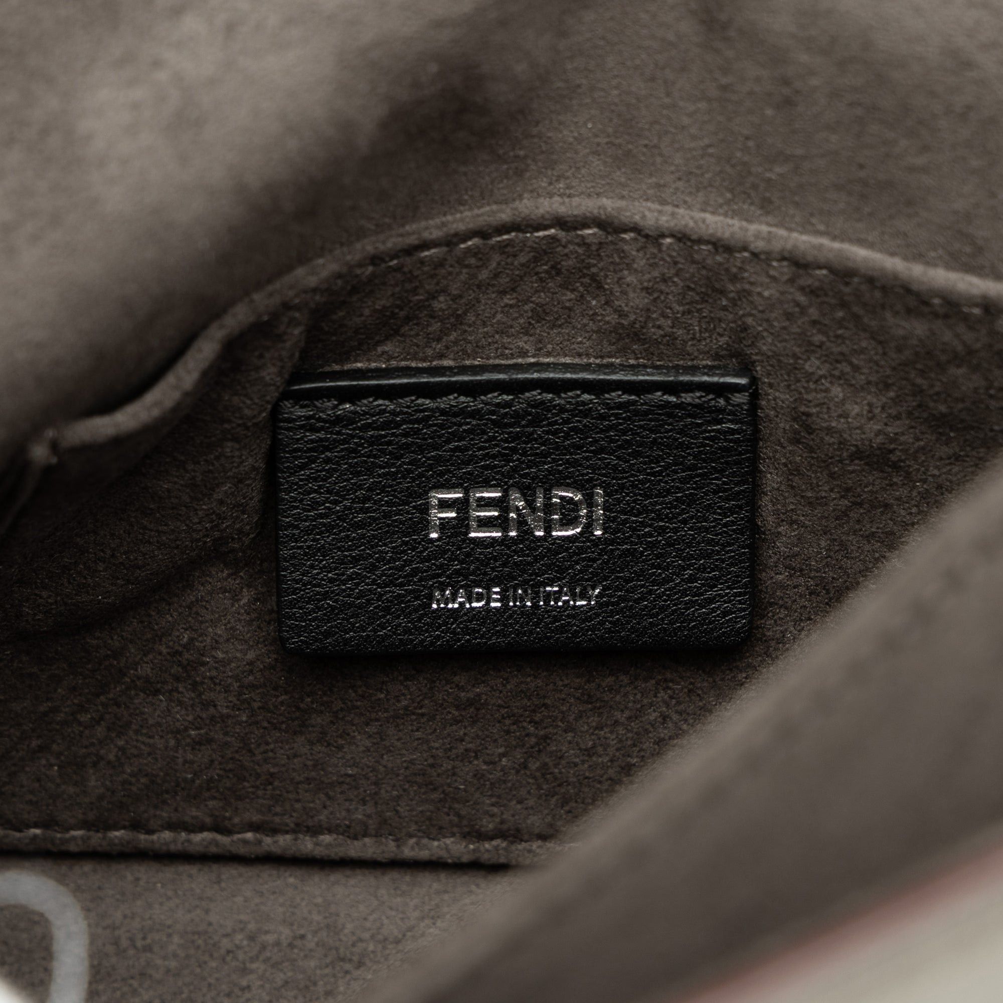 Fendi Scalloped Metallic Studded Leather Kan I Crossbody Size ONE SIZE - 5 Thumbnail