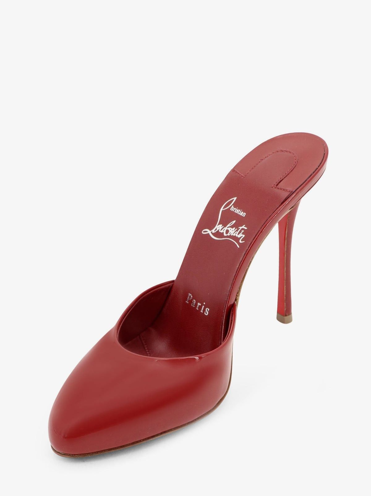 Christian Louboutin Patent Leather Dolly Mule Sandal (It 40) in Red, Women's (Size 10) — image 4 of 4