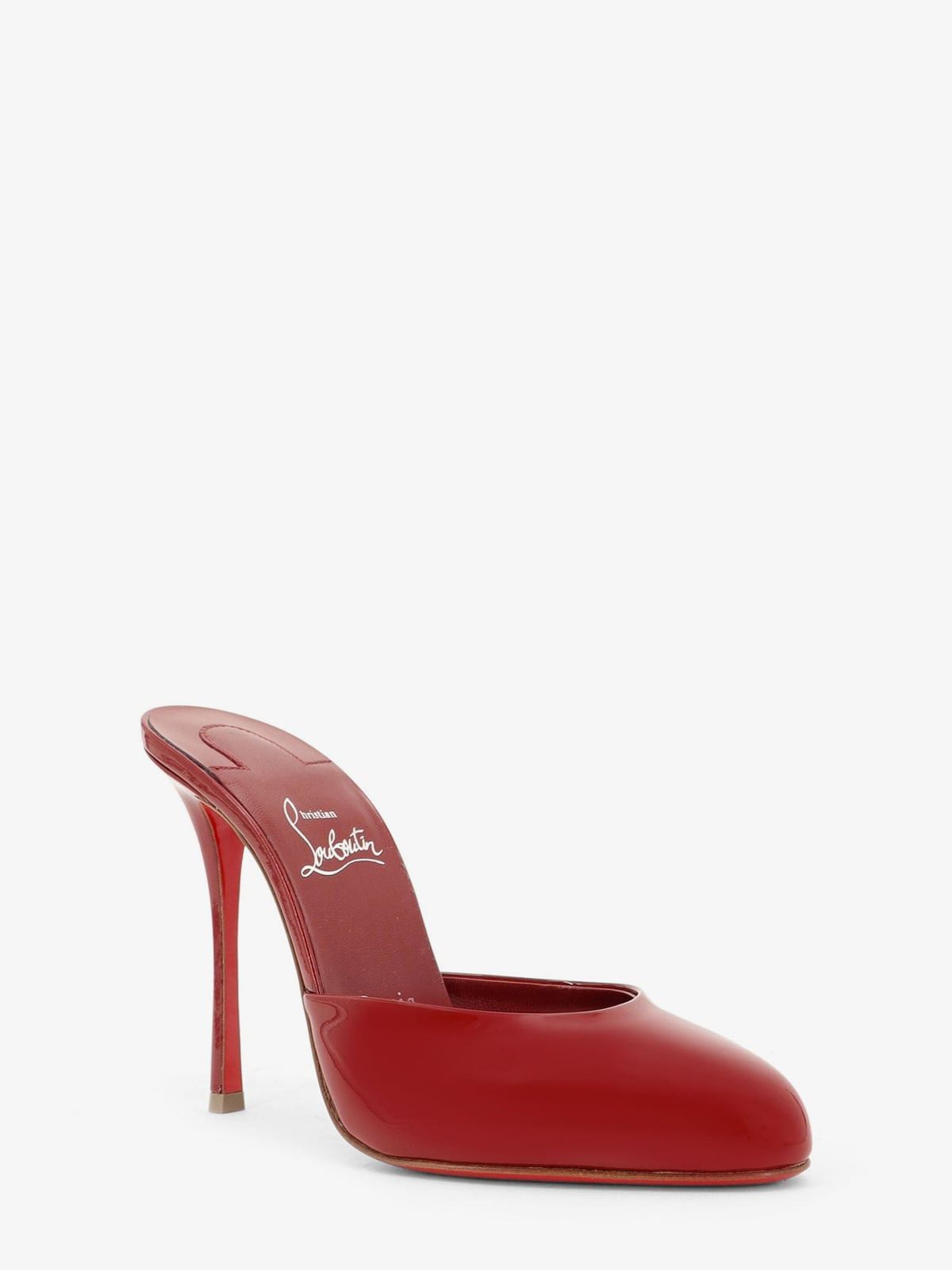 Christian Louboutin Patent Leather Dolly Mule Sandal (It 40) in Red, Women's (Size 10) — image 2 of 4