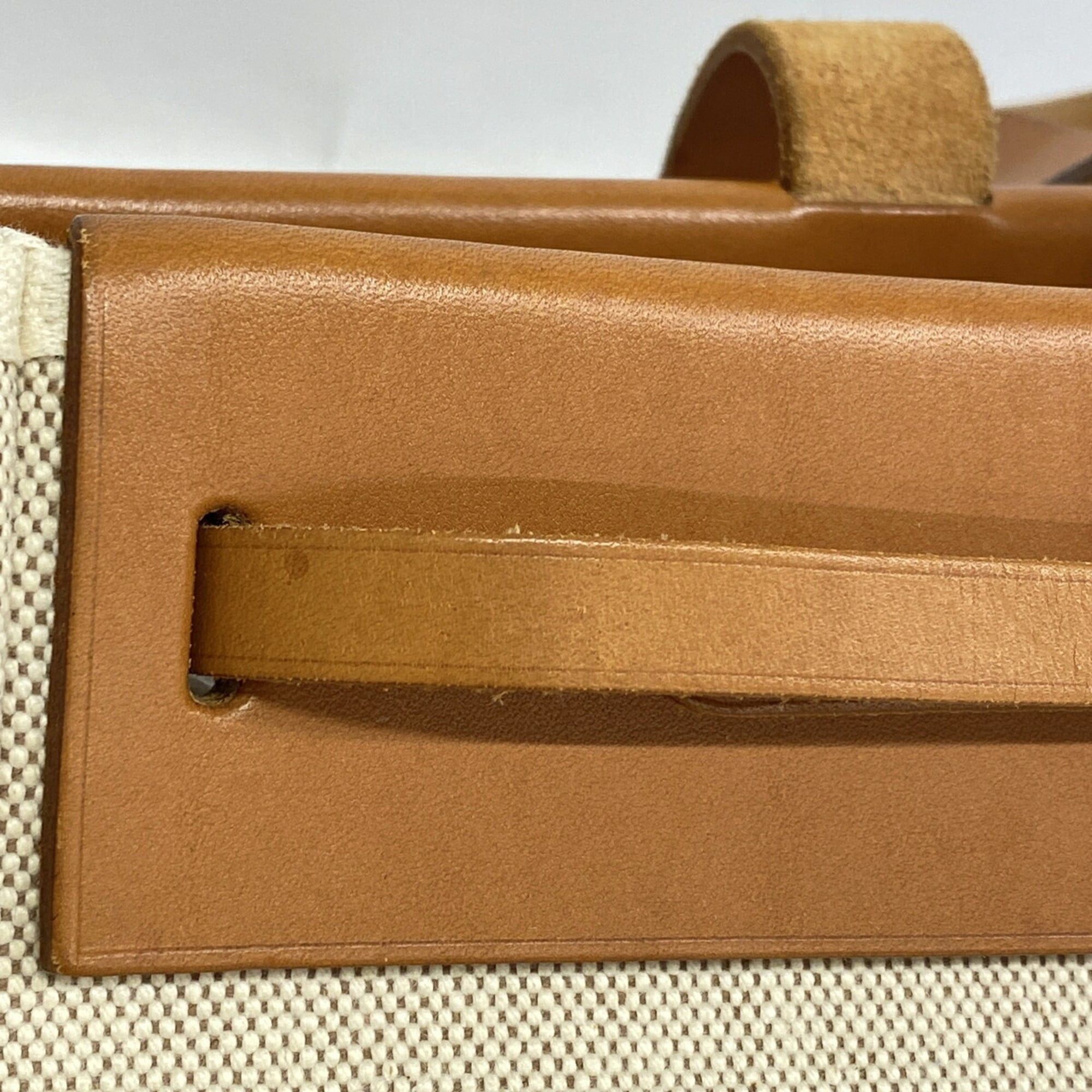 Hermes Hermes Bag/Tote Bag Herbag Cabas Toile H Natural □F Stamp Women's Size ONE SIZE - 7 Thumbnail