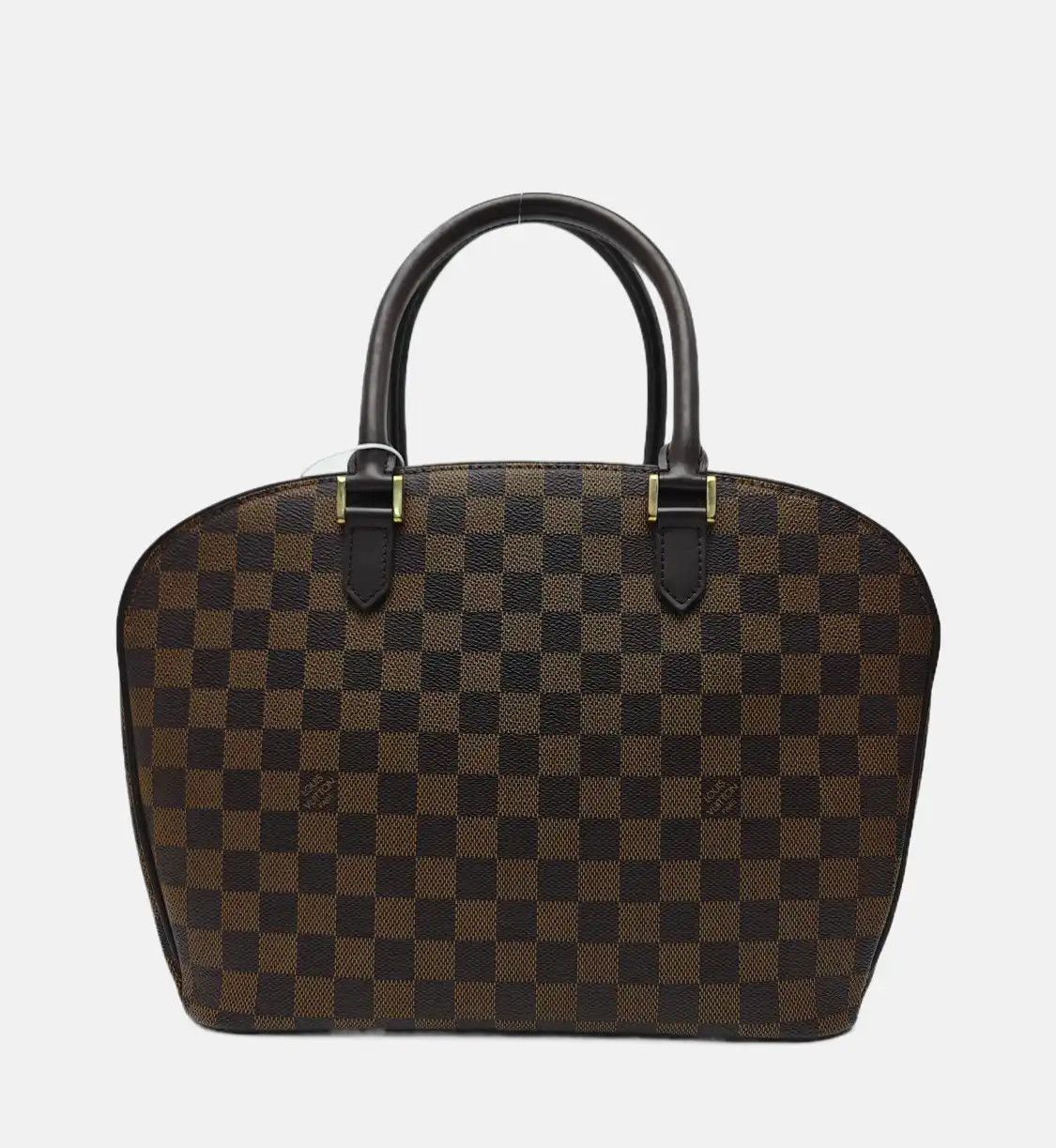 Louis Vuitton LOUIS VUITTON SARRIA HORIZONTAL brown coated canvas checkerboard handbag gold ha Size ONE SIZE - 6 Thumbnail