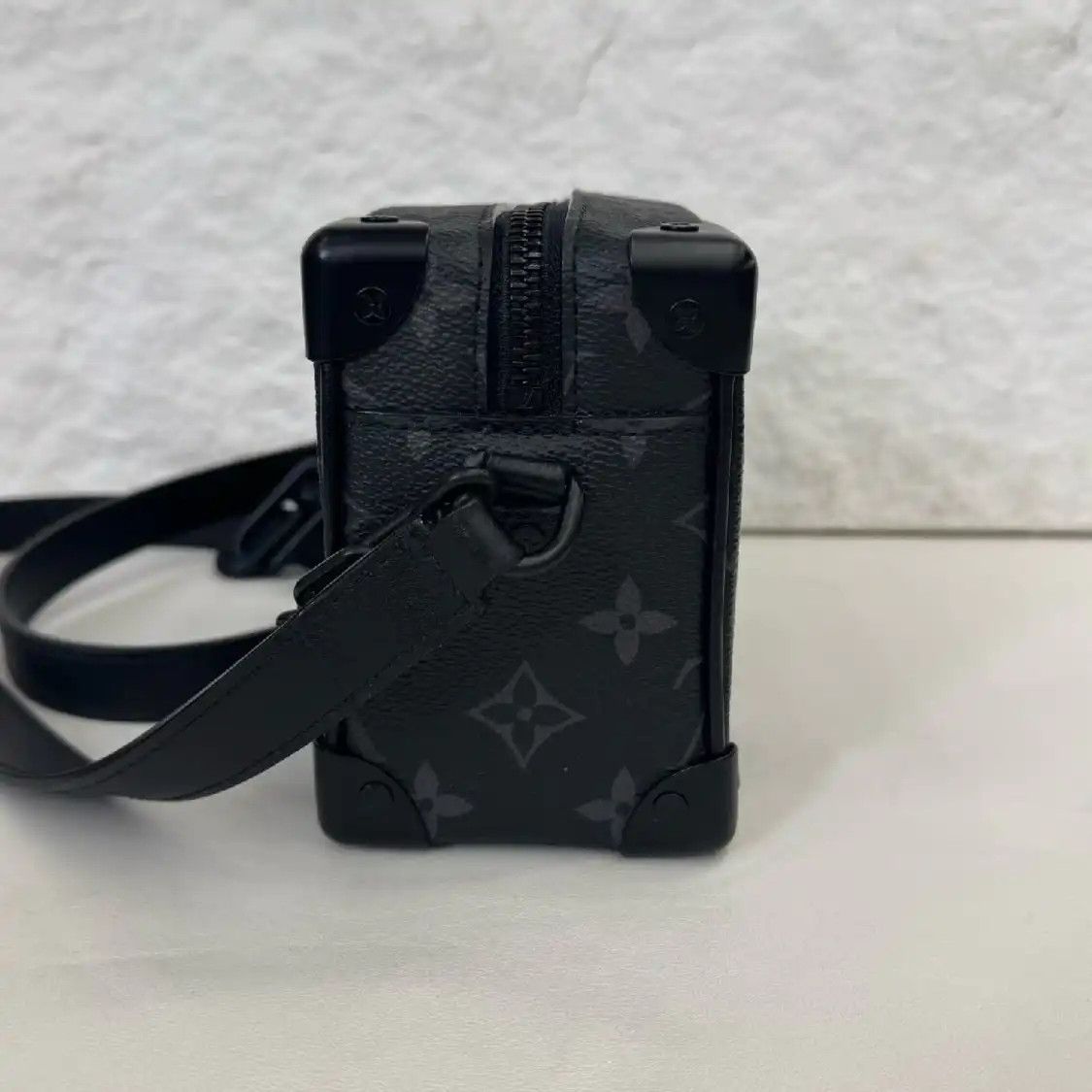 Louis Vuitton LOUIS VUITTON SOFT TRUNK mini black coated canvas monogram stud black samurai sh Size ONE SIZE - 4 Thumbnail