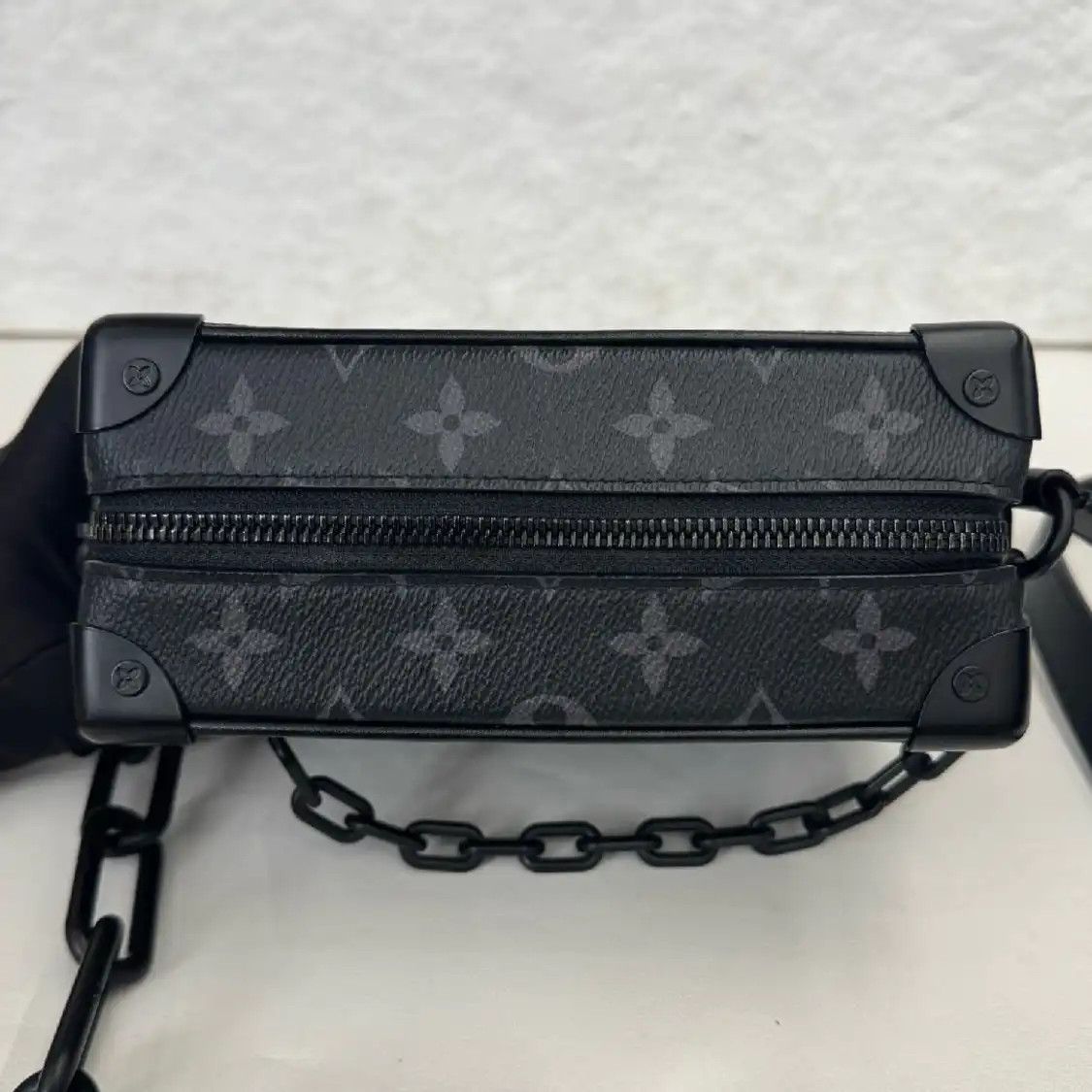 Louis Vuitton LOUIS VUITTON SOFT TRUNK mini black coated canvas monogram stud black samurai sh Size ONE SIZE - 8 Thumbnail