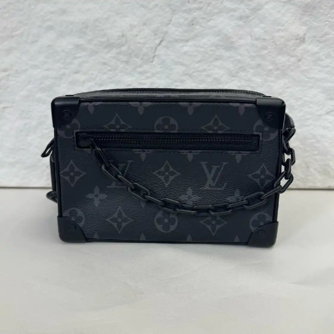 Louis Vuitton LOUIS VUITTON SOFT TRUNK mini black coated canvas monogram stud black samurai sh Size ONE SIZE - 2 Thumbnail