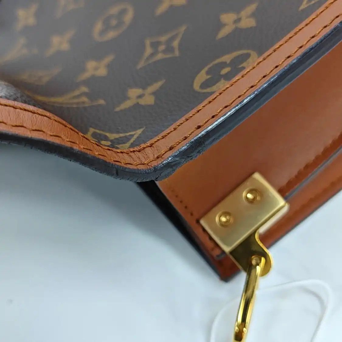 Louis Vuitton LOUIS VUITTON DAUPHINE mini brown coated canvas monogram flap bag shoulder bag c Size ONE SIZE - 12 Thumbnail