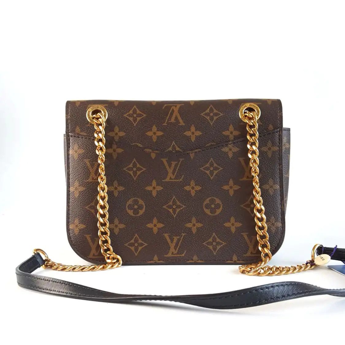 Louis Vuitton LOUIS VUITTON PASSY brown coated canvas monogram crossbody bag gold hardware Size ONE SIZE - 5 Thumbnail
