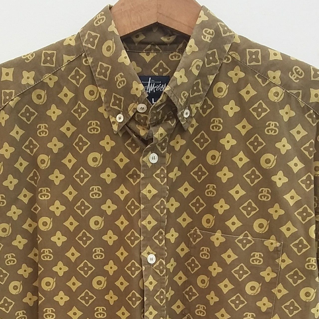 Stussy Stussy Monogram Shirt | Grailed