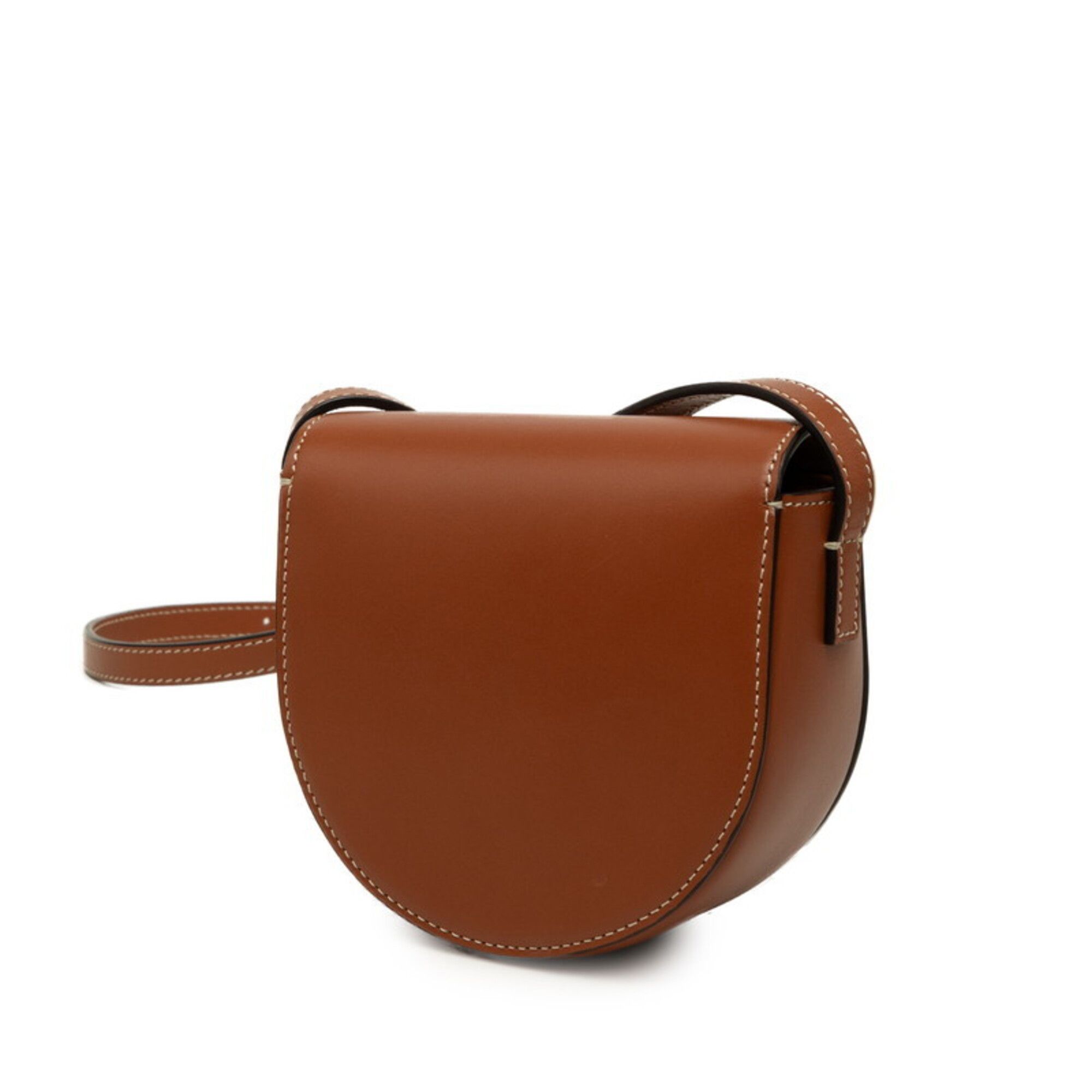 Celine Celine Triomphe Mini Buzas Cuire Crossbody Shoulder Bag Pochette Brown Leather Women's CELINE Size ONE SIZE - 2 Thumbnail