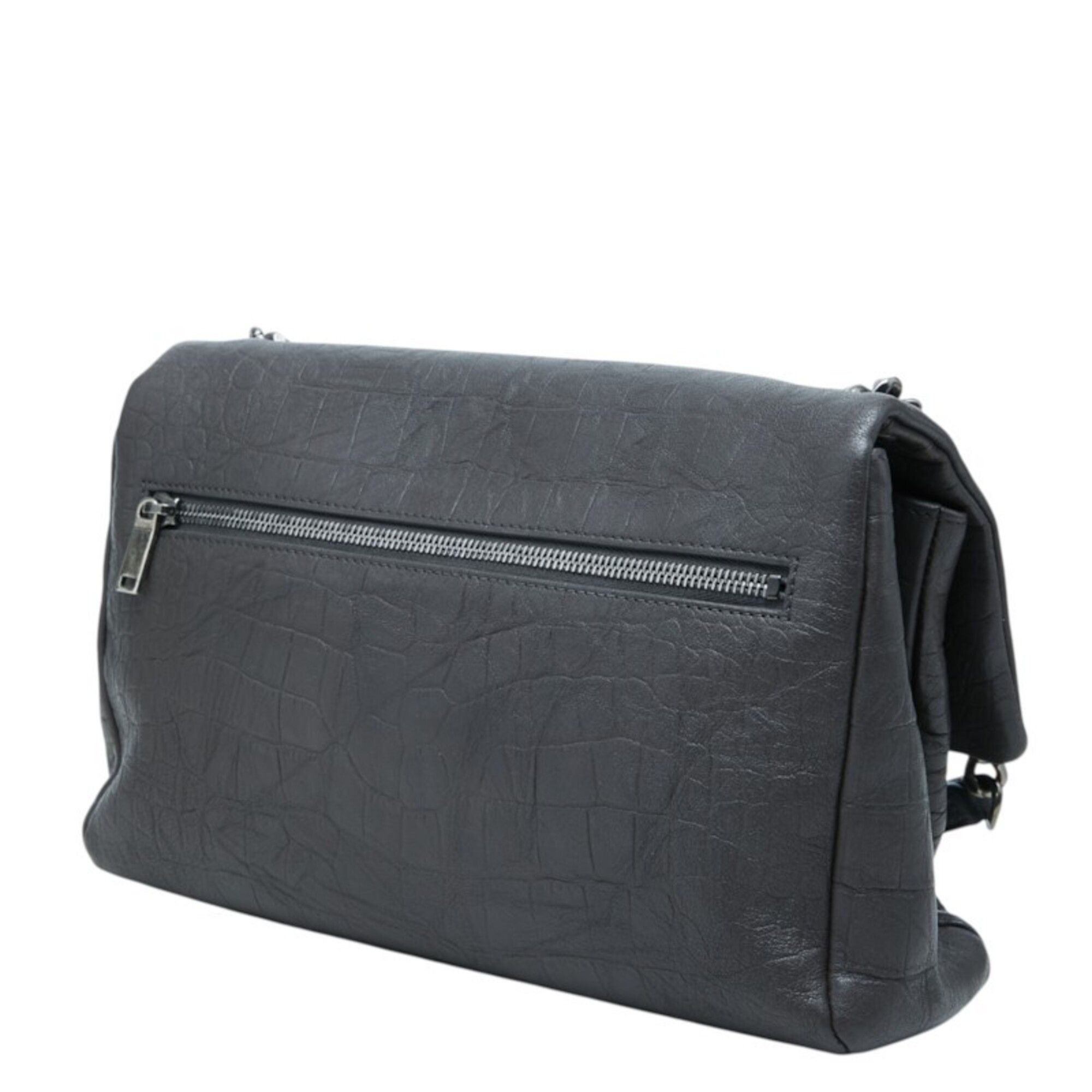 Saint Laurent Paris Saint Laurent YSL Logo West Hollywood Crossbody Chain Shoulder Bag 574106 Black Leather Women's SAINT LAURENT Size ONE SIZE - 2 Thumbnail