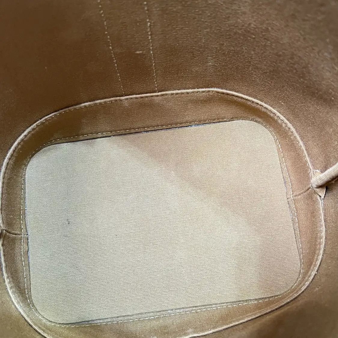 Celine CELINE bucket bag Small dark browncoated canvas Triomphe print crossbody bag Size ONE SIZE - 7 Thumbnail