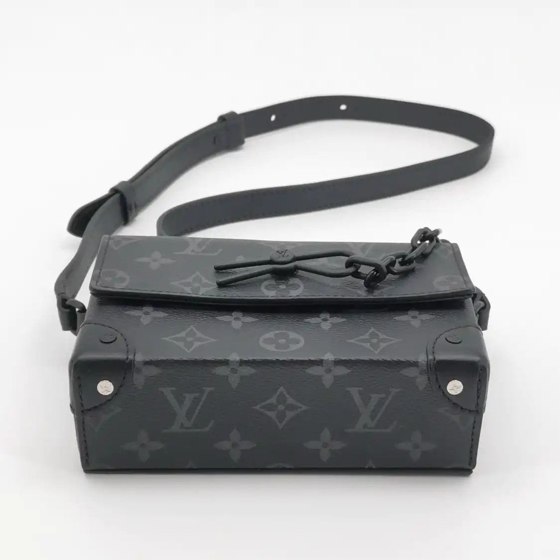 Louis Vuitton LOUIS VUITTON STEAMER mini black coated canvas monogram black samurai shoulder b Size ONE SIZE - 6 Thumbnail