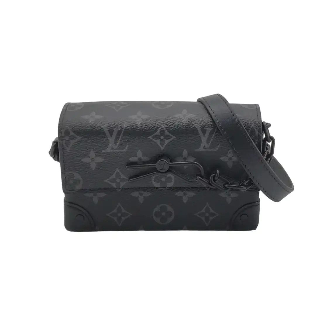 Louis Vuitton LOUIS VUITTON STEAMER mini black coated canvas monogram black samurai shoulder b Size ONE SIZE - 2 Thumbnail