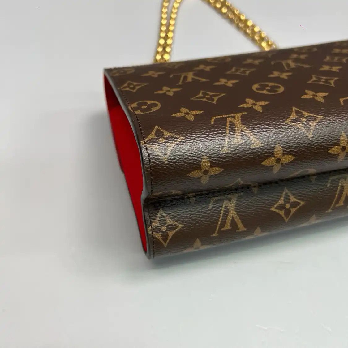 Louis Vuitton LOUIS VUITTON VICTOIRE brown coated canvas monogram shoulder bag gold hardware Size ONE SIZE - 9 Thumbnail