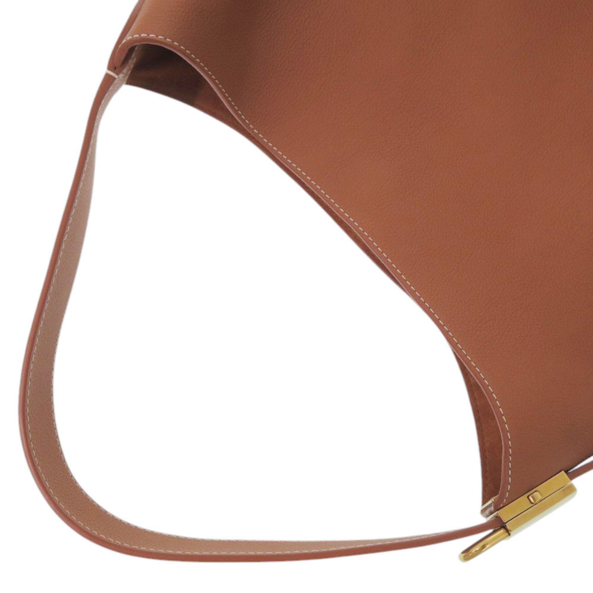 Louis Vuitton Louis Vuitton Low Key Hobo MM Handbag with Pouch M24974 Grained Calf Leather Brown One-Shoulder Bag LV 1253 LOUIS VUITTON Size ONE SIZE - 9 Thumbnail