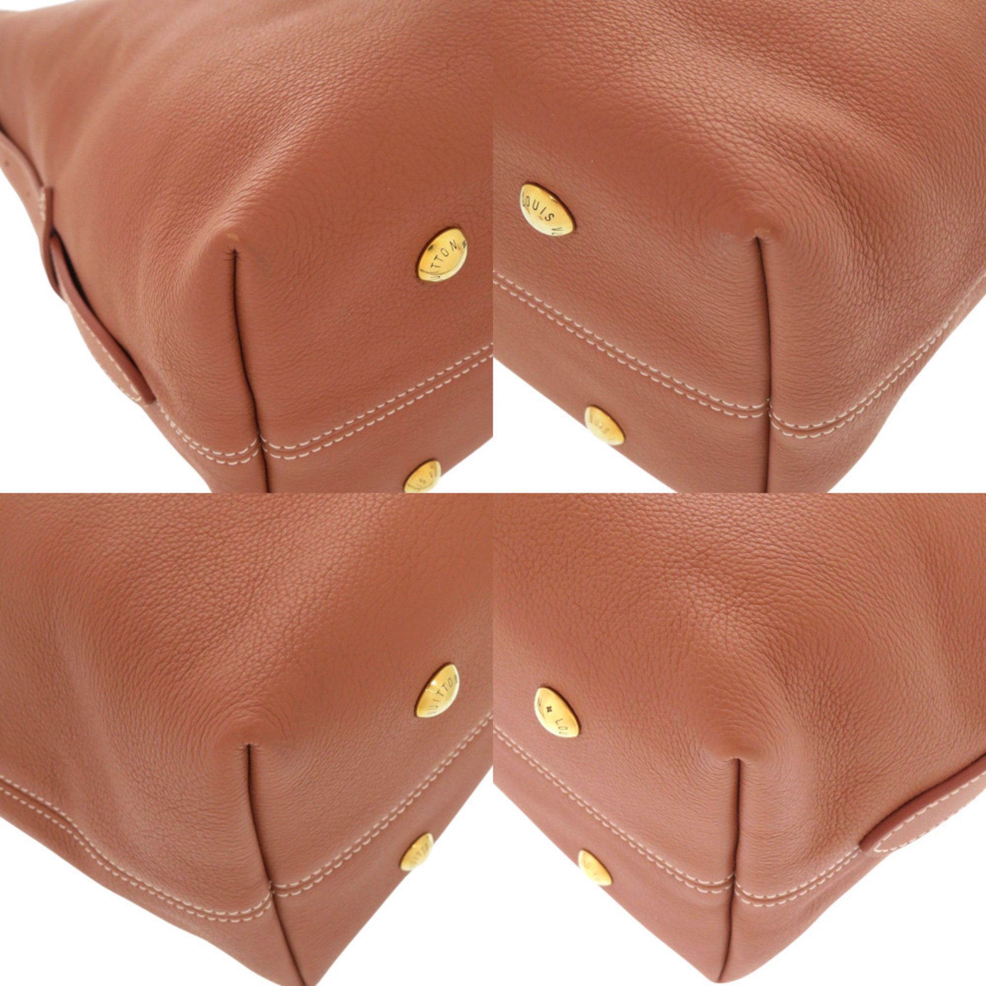 Louis Vuitton Louis Vuitton Low Key Hobo MM Handbag with Pouch M24974 Grained Calf Leather Brown One-Shoulder Bag LV 1253 LOUIS VUITTON Size ONE SIZE - 4 Thumbnail